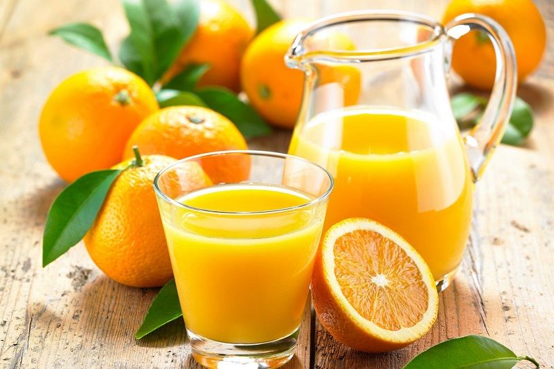 Калорийность свежевыжатого апельсинового сока