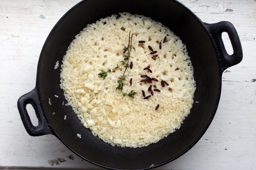 Что делать, если пересолила рис?